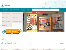 Tablet Screenshot of lioachinhhang.com